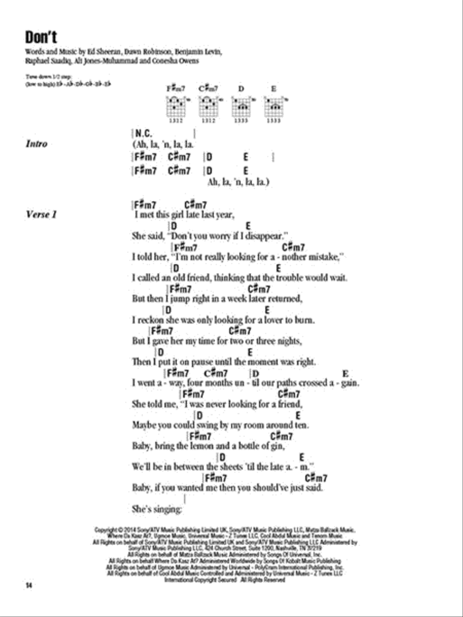 Ed Sheeran - Strum & Sing Guitar Electric Guitar scores gallery preview page 3