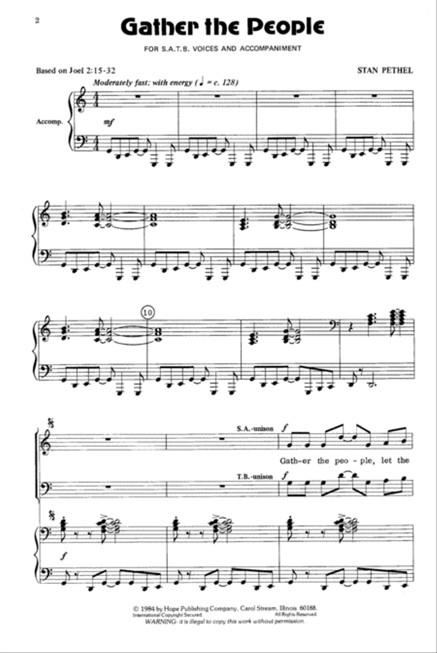 Gather the People Gather the People 4-Part scores gallery preview page 2