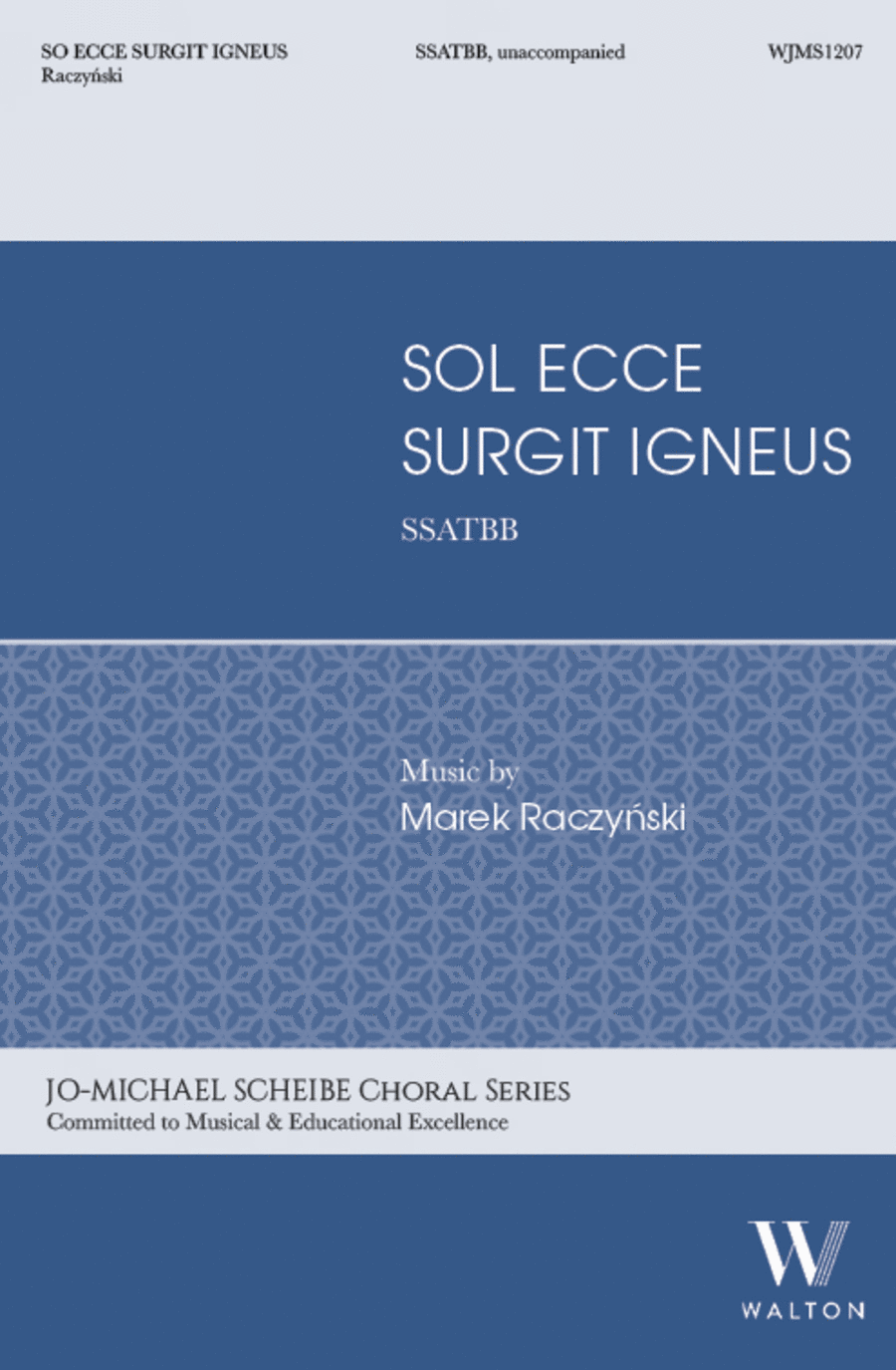 Sol ecce surgit igneus SSATBB scores gallery preview page 1