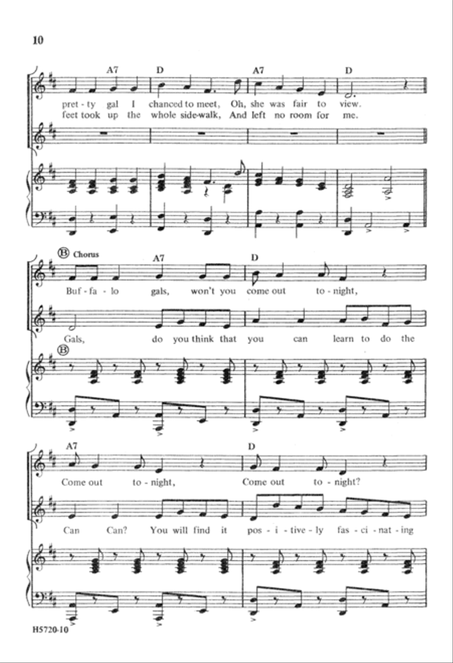 Folk Partner Songs SSA scores gallery preview page 11