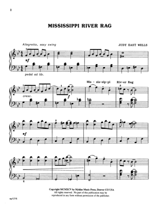 Book cover for Mississippi River Rag - Piano Solo
