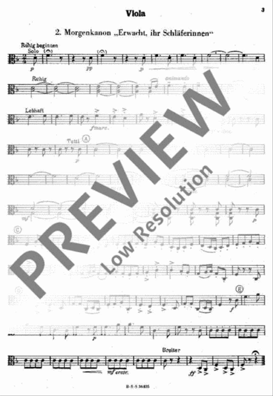 Vergangen ist die Nacht Vergangen ist die Nacht Viola scores gallery preview page 4