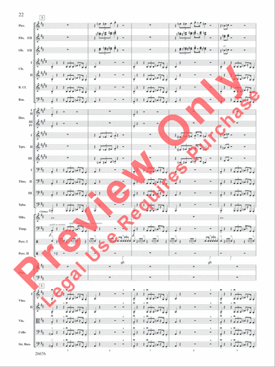 Star Wars Epic -- Part I, Suite from the Full Orchestra scores gallery preview page 51
