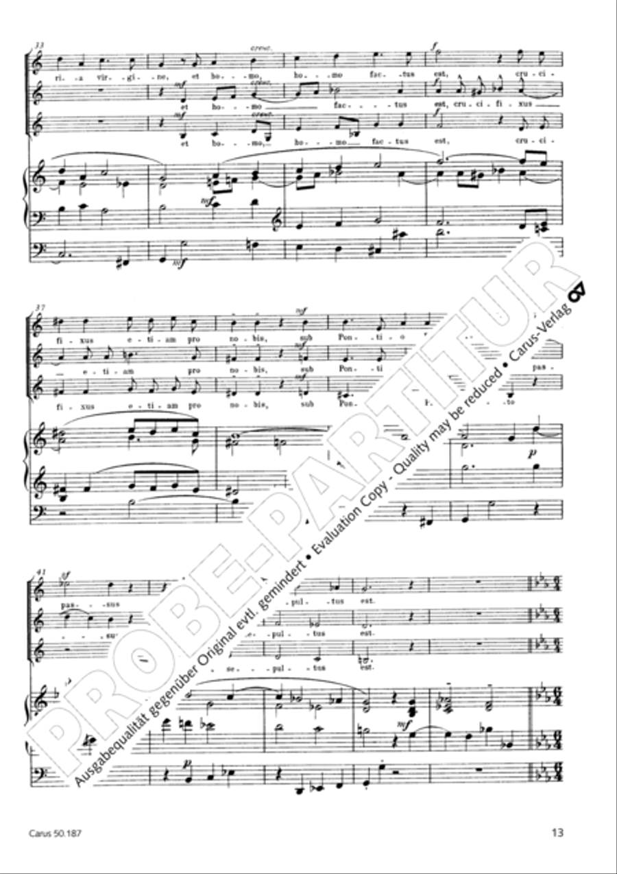 Mass in g minor SSA scores gallery preview page 14