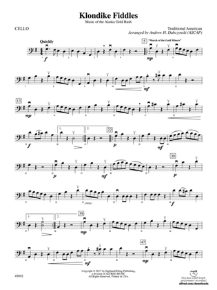 Klondike Fiddles: Cello