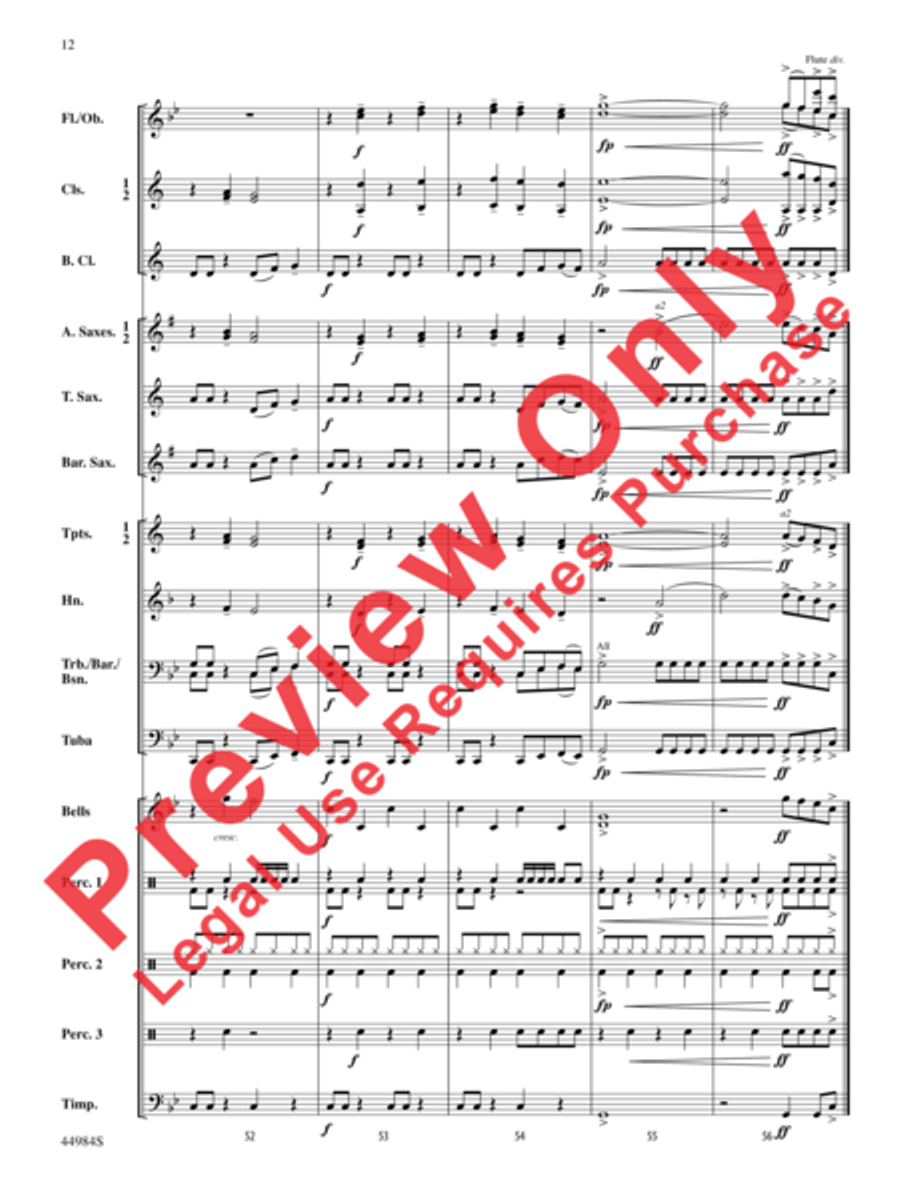Power Surge Power Surge Concert Band scores gallery preview page 13