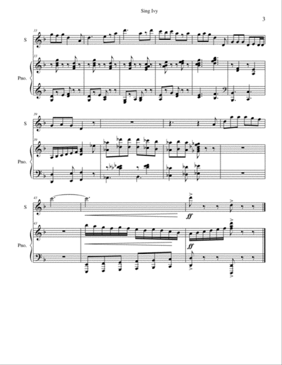 Folk Songs for Young Folks, Vol. 1 - oboe and piano Piano scores gallery preview page 3