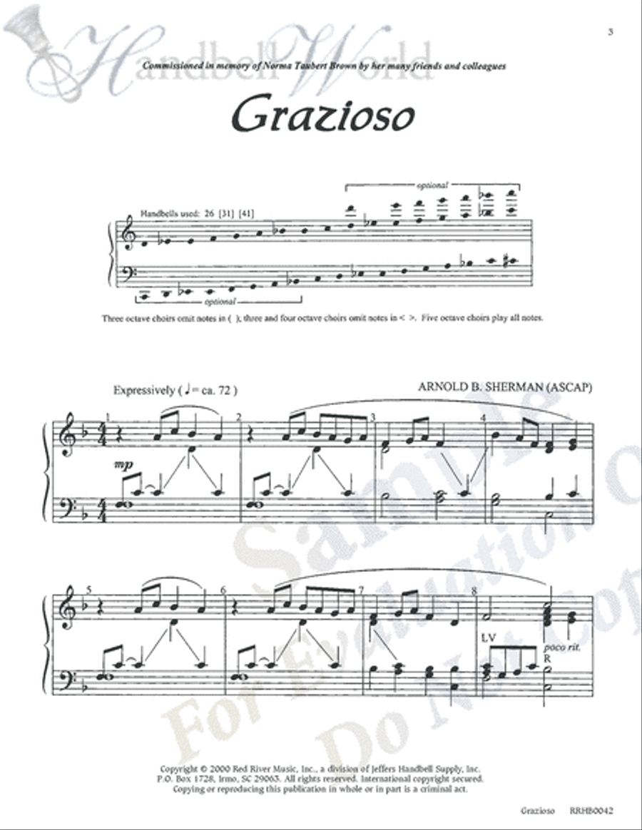 Grazioso Grazioso 5-Octaves scores gallery preview page 3