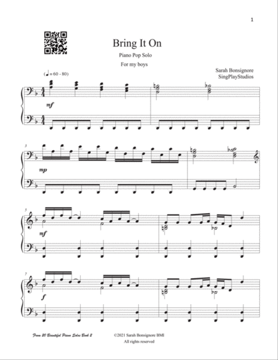 Bring It On Piano Method scores gallery preview page 2
