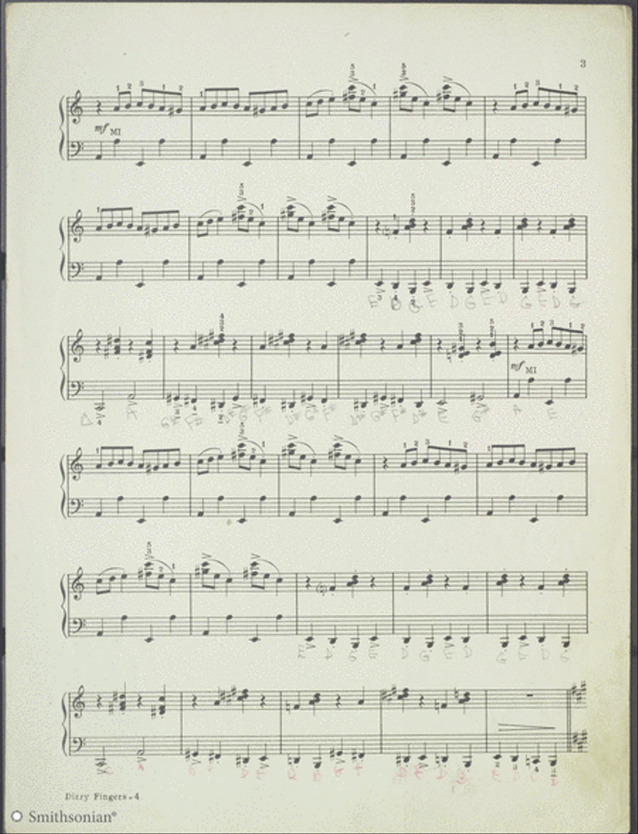 Dizzy Fingers Dizzy Fingers Piano scores gallery preview page 3