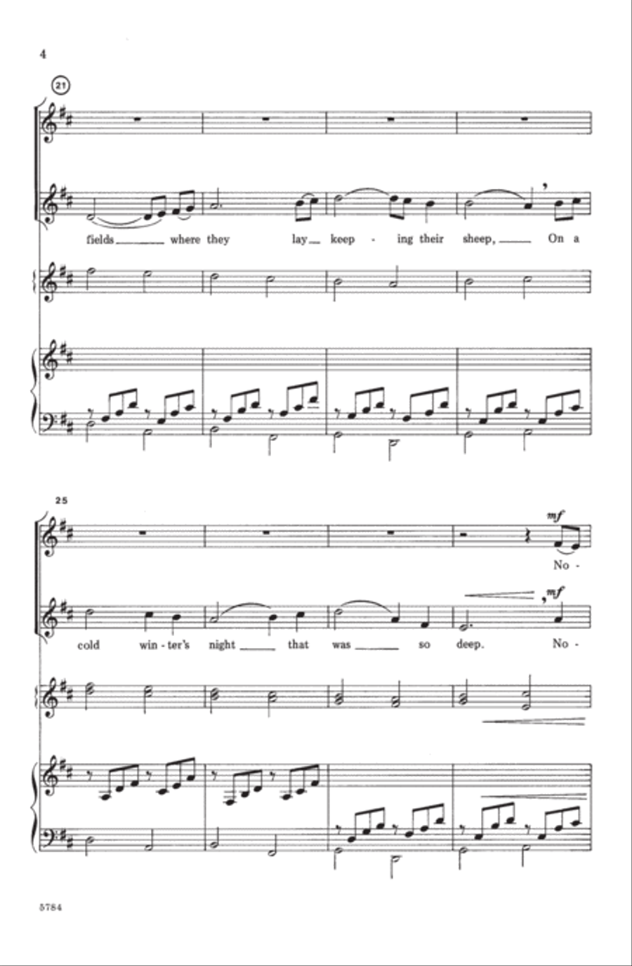 The First Noel / Pachelbel's Canon 2-Part scores gallery preview page 4