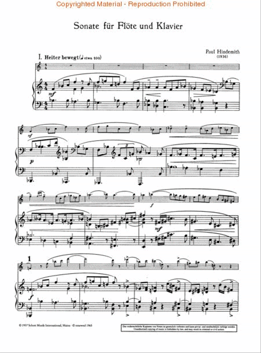 Sonata Flute Solo scores gallery preview page 2