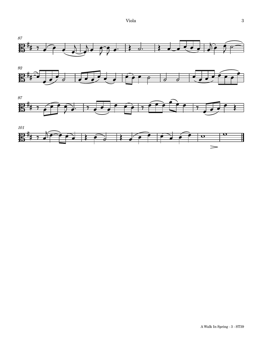 A Walk In Spring A Walk In Spring String Quartet scores gallery preview page 3