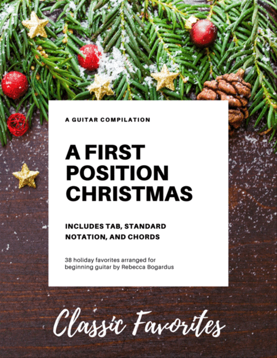 A First Position Christmas Classic Favorites Guitar Tablature scores gallery preview page 1