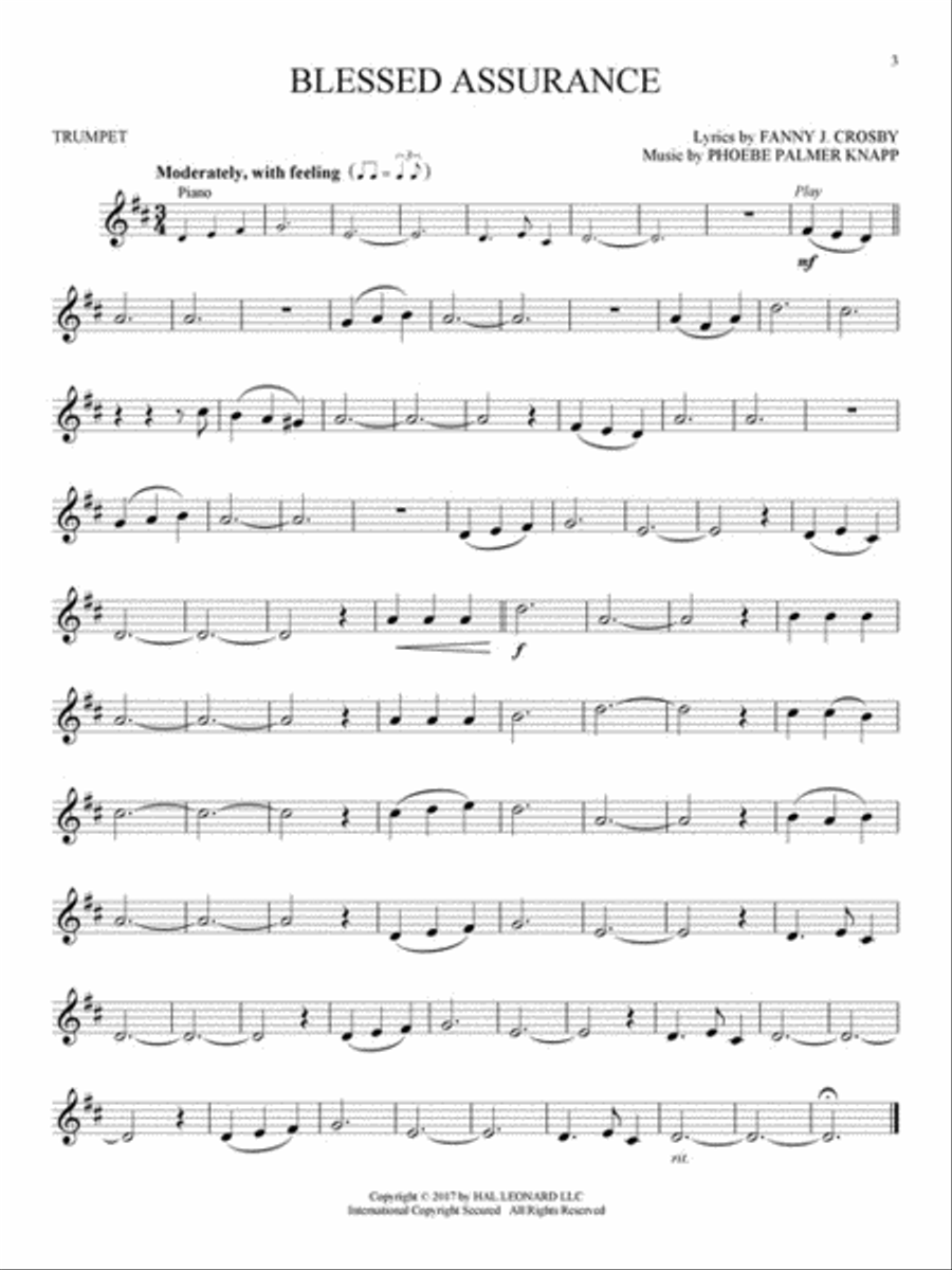 Gospel Hymns for Trumpet Gospel Hymns for Trumpet Flute Solo scores gallery preview page 4