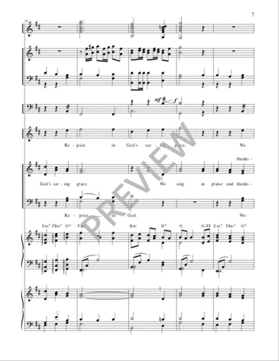 Come, Let Us Gather (Full Score) 3-Octaves scores gallery preview page 8