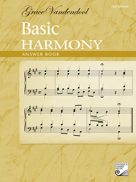 Basic Harmony Answer Book, 2nd Edition