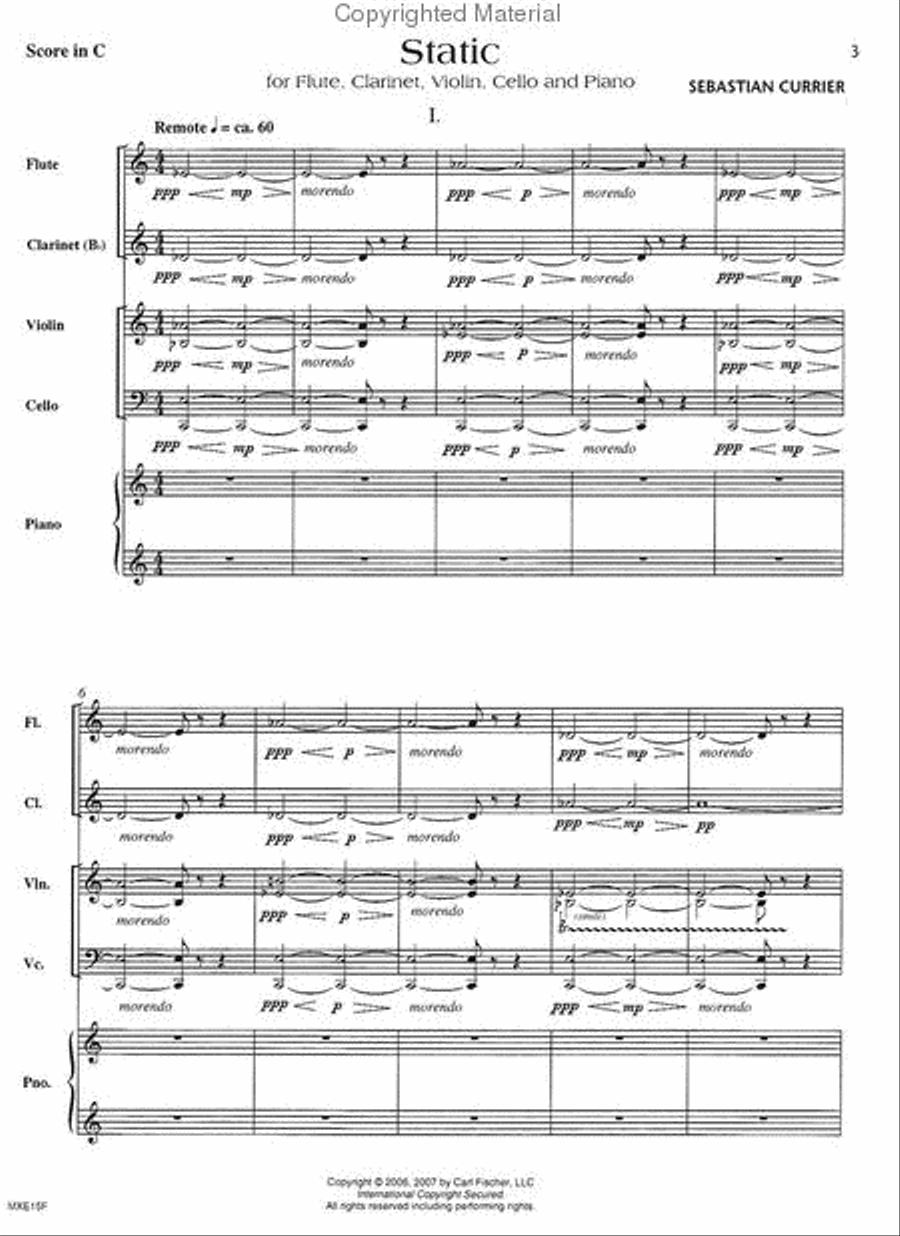 Static B-Flat Clarinet scores gallery preview page 2