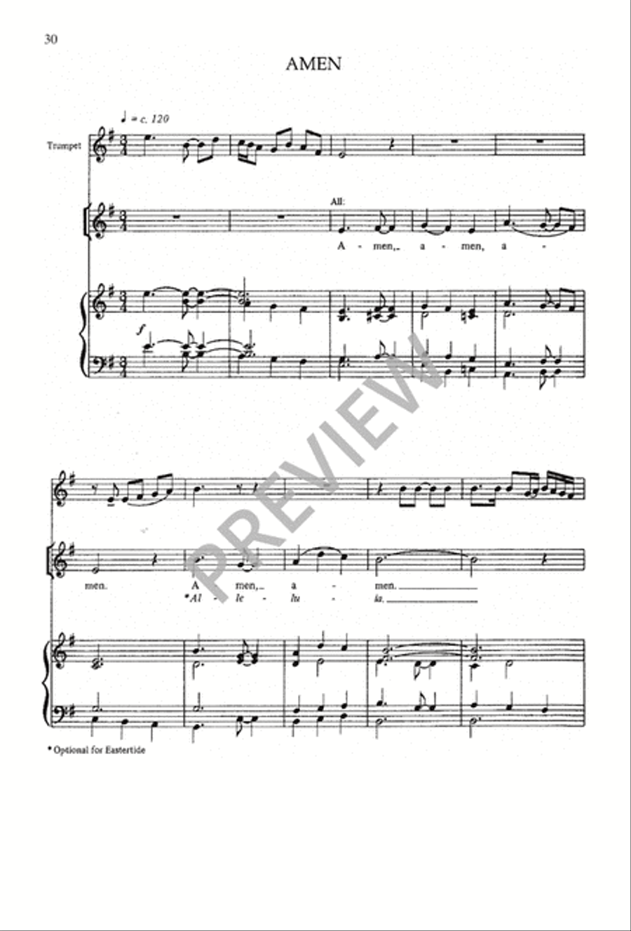 A Mass of Life 4-Part scores gallery preview page 30