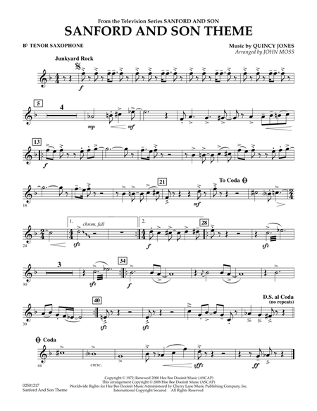 Sanford And Son Theme - Bb Tenor Saxophone