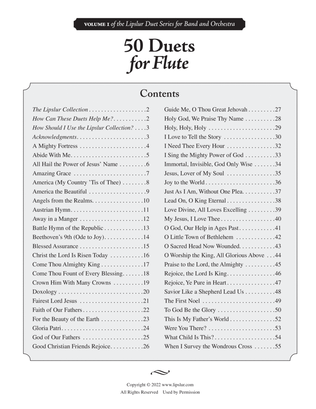 Book cover for 50 Duets for Flute