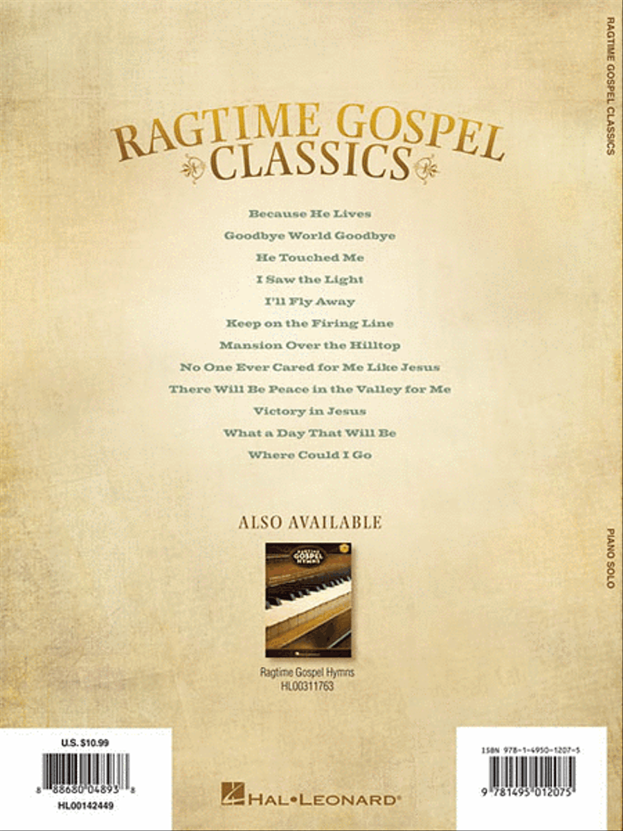 Ragtime Gospel Classics Piano Solo scores gallery preview page 2