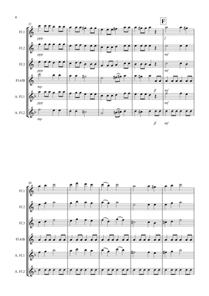 Pavane from the Capriol Suite for Flute Quartet
