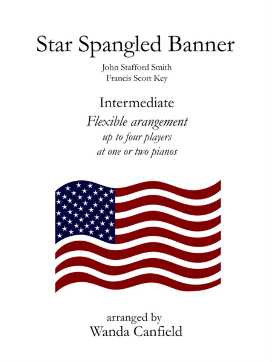 Star Spangled Banner (flexible duet) Piano scores gallery preview page 1
