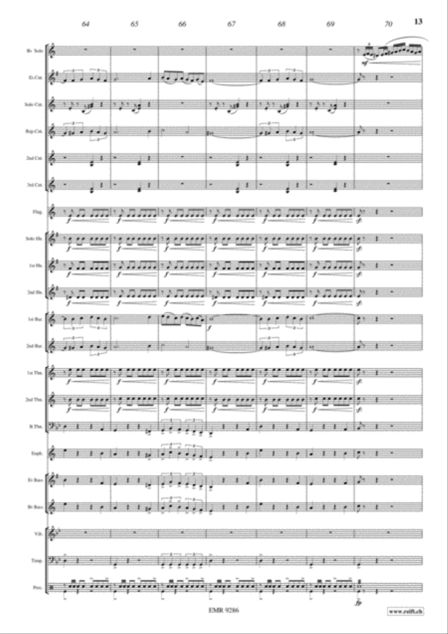 Fantasia del Tango Brass Band scores gallery preview page 13