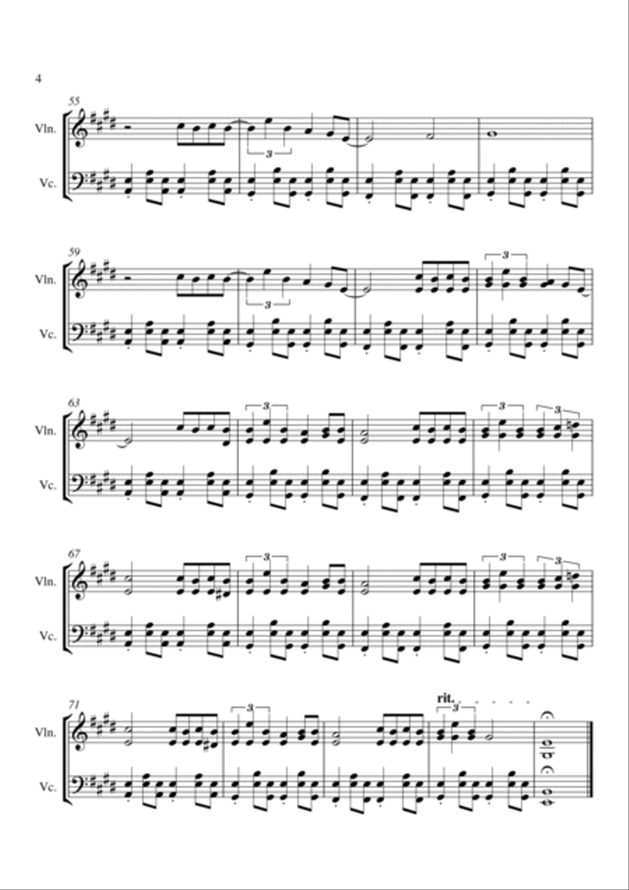 God Only Knows Score and Parts scores gallery preview page 5