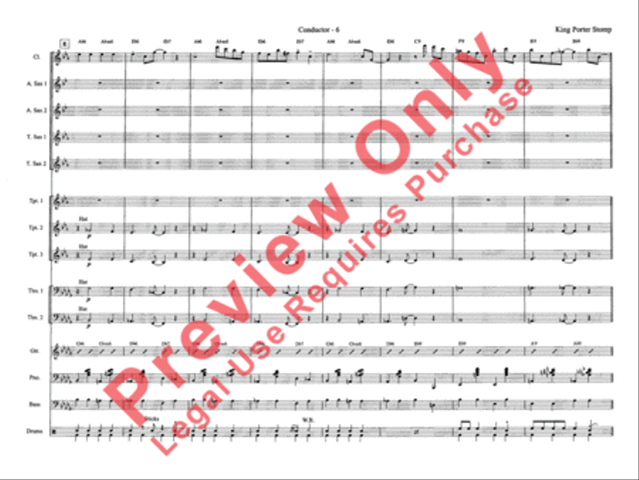 King Porter Stomp King Porter Stomp Jazz Ensemble scores gallery preview page 14