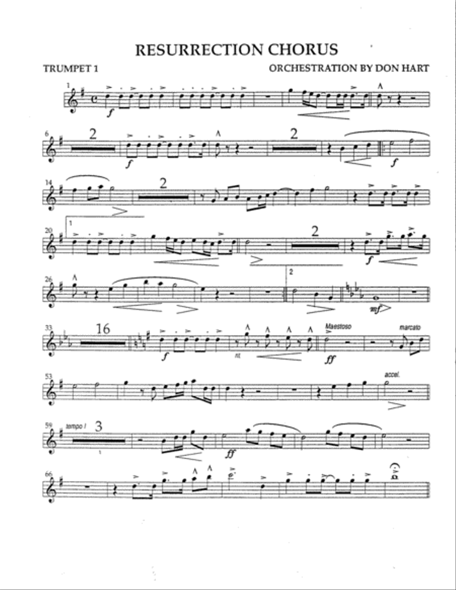 Resurrection Chorus Choir scores gallery preview page 3
