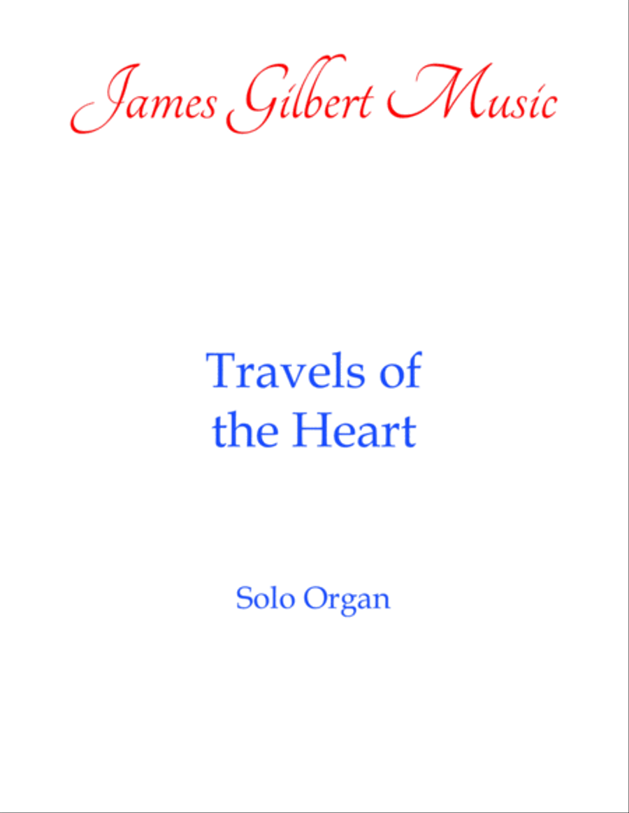 Travels Of The Heart Organ Solo scores gallery preview page 1