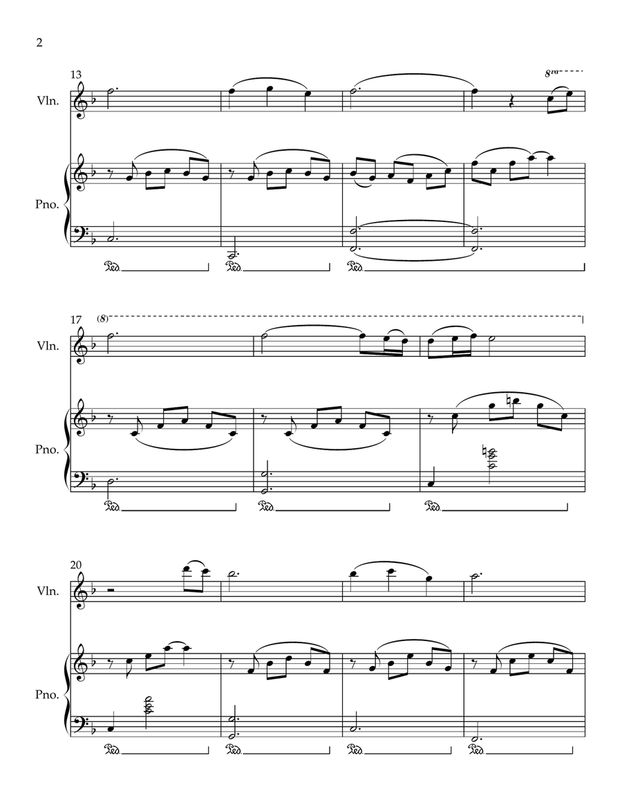 Cavatina Cavatina Violin Solo scores gallery preview page 2