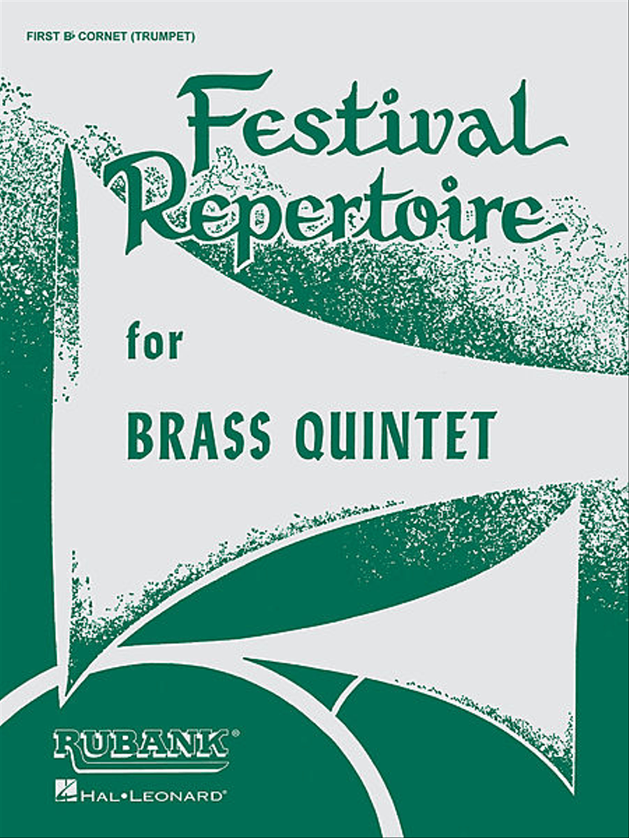 Festival Repertoire for Brass Quintet Brass Quintet scores gallery preview page 1