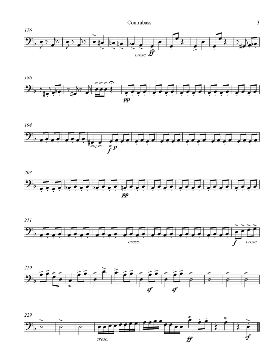 Norwegian Dance #1 String Orchestra scores gallery preview page 3