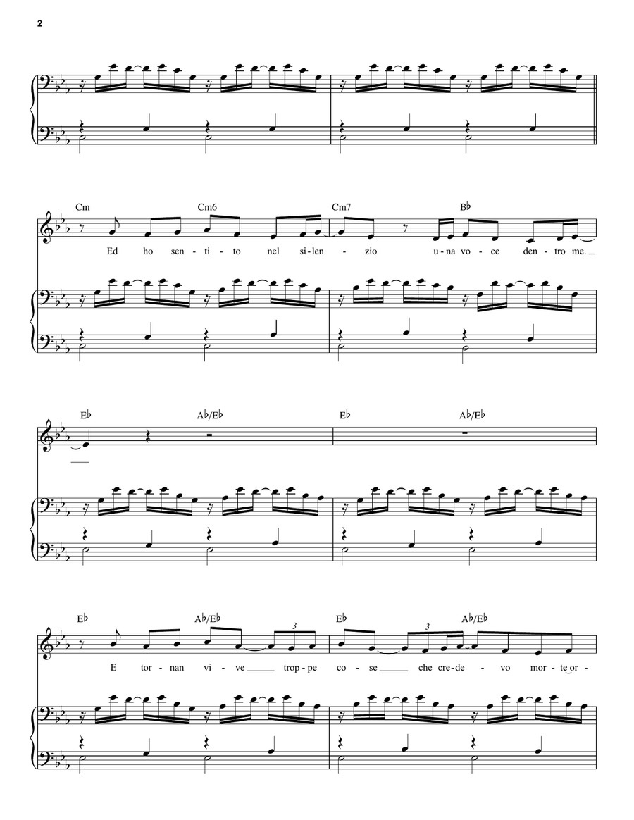 La Voce Del Silenzio Voice scores gallery preview page 2