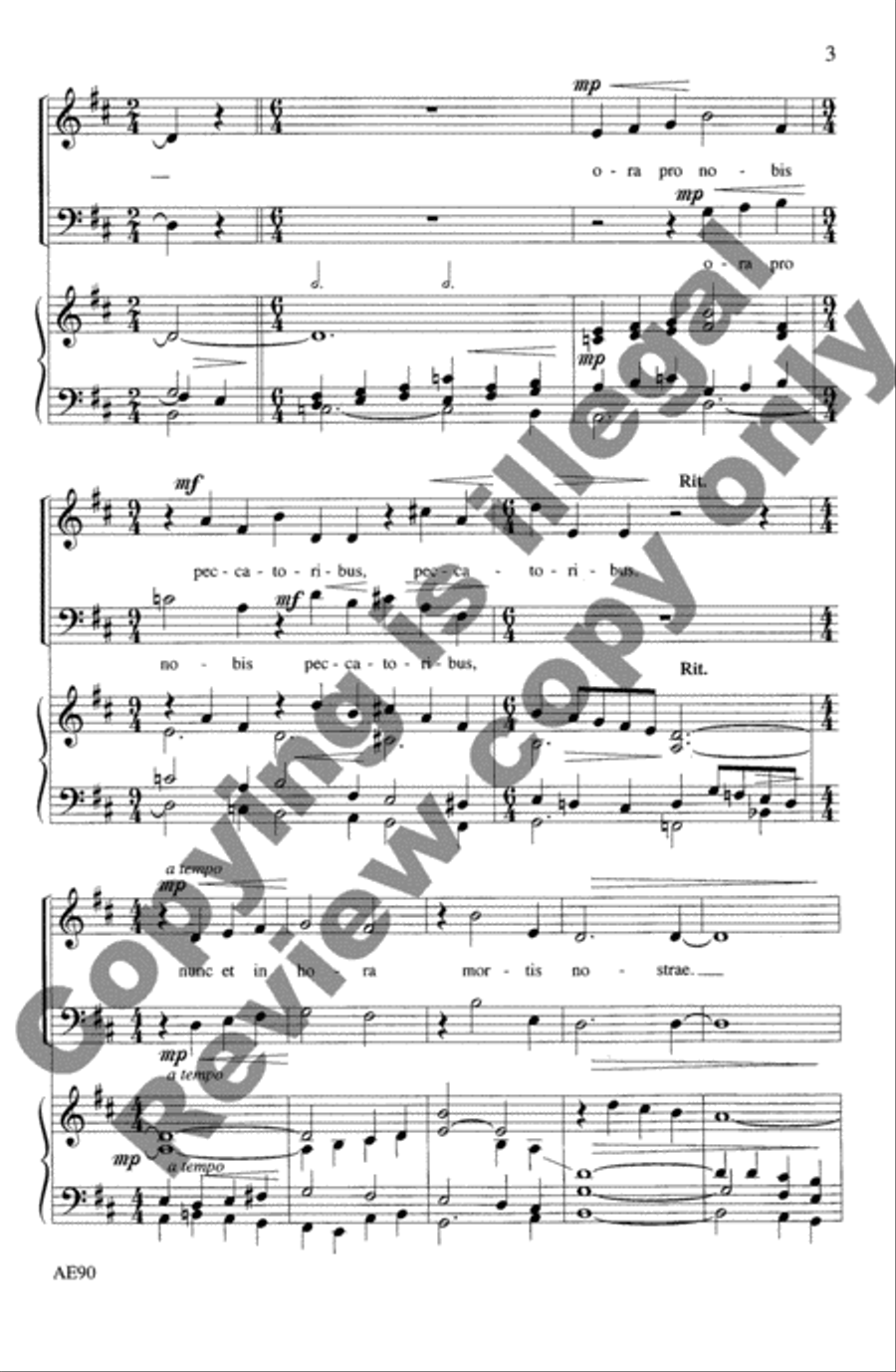 Two Hymns to Our Lady Two Hymns to Our Lady 2-Part scores gallery preview page 13