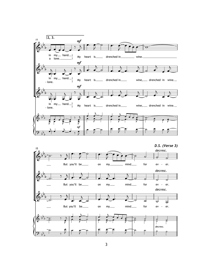 Don't Know Why SSA scores gallery preview page 3