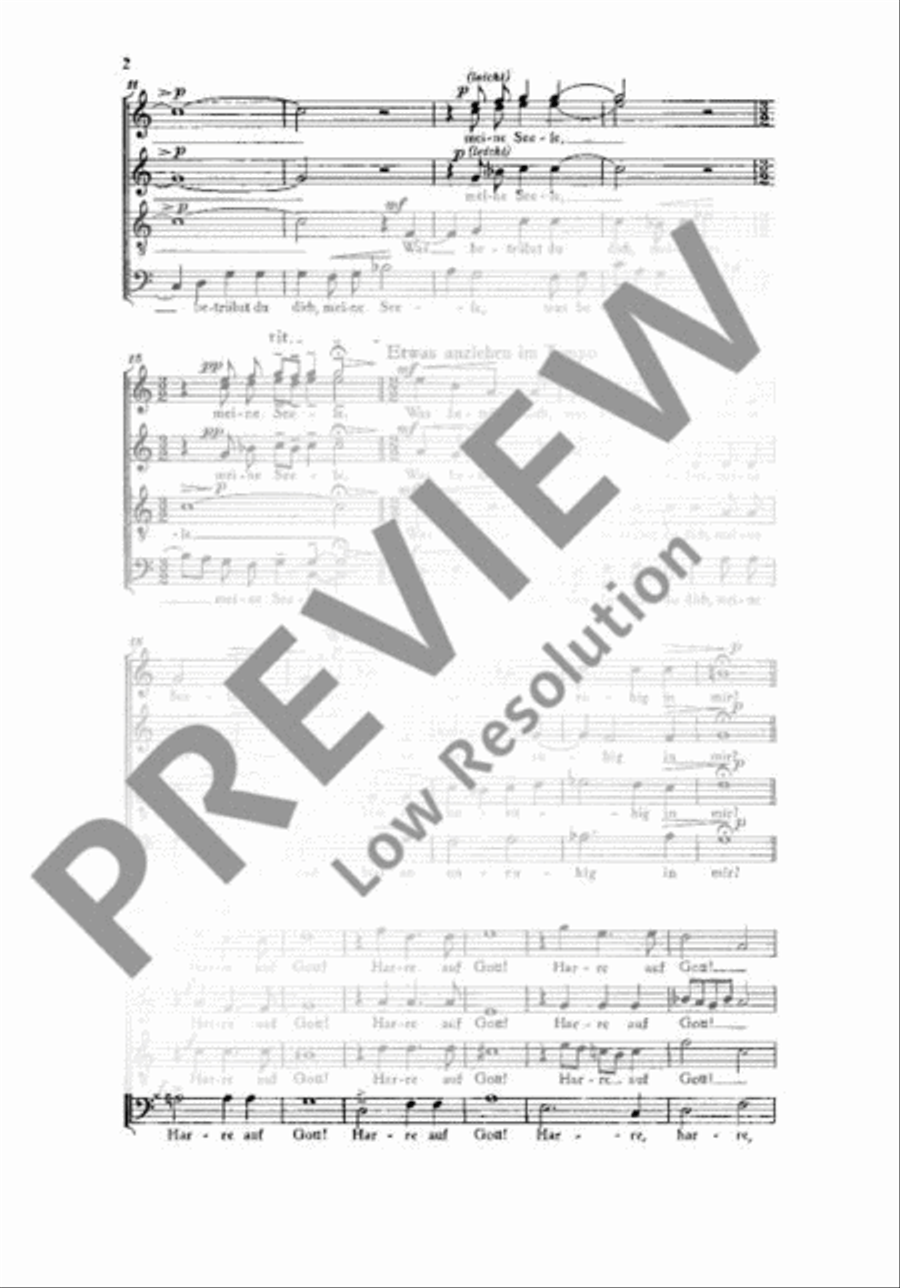 Vier kleine Motetten SSATB scores gallery preview page 3