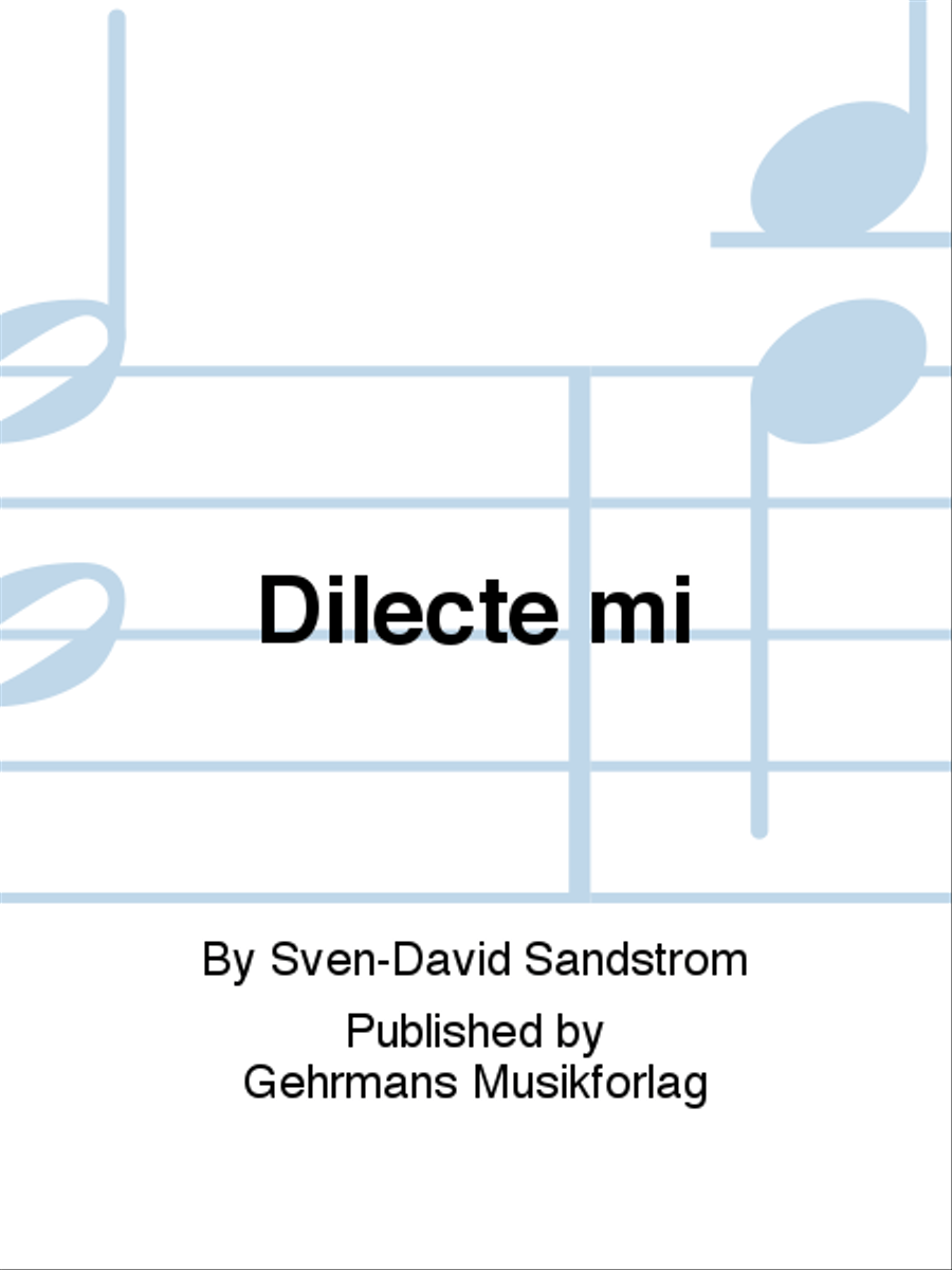 Dilecte mi Dilecte mi Divisi scores gallery preview page 1