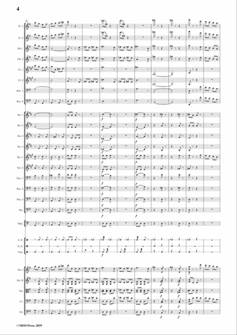 Johann Strauss II-Unter Donner und Blitz,Op.324,for Orchestra Full Orchestra scores gallery preview page 6