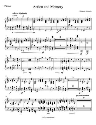 Action and Memory (Piano Part)