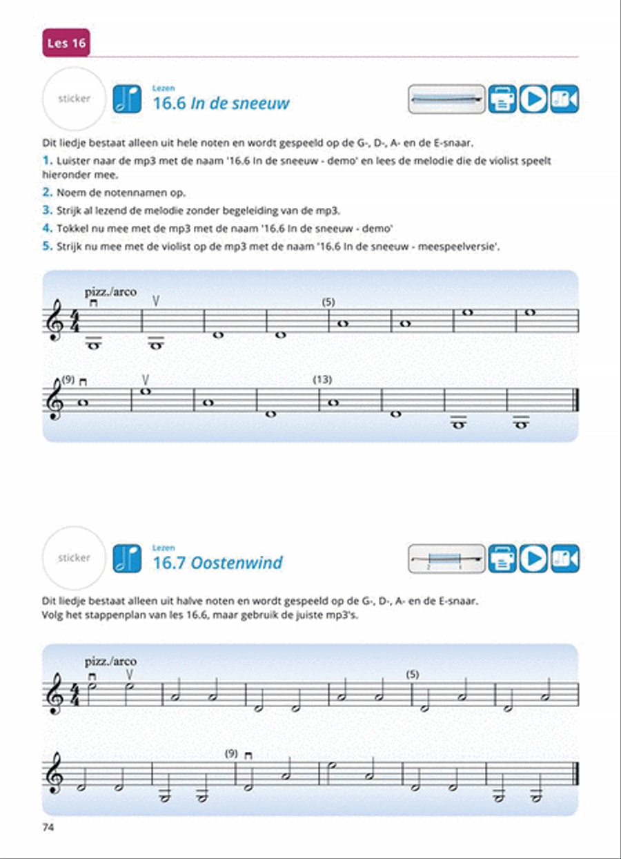 Vioolwereld deel 1 Violin scores gallery preview page 8