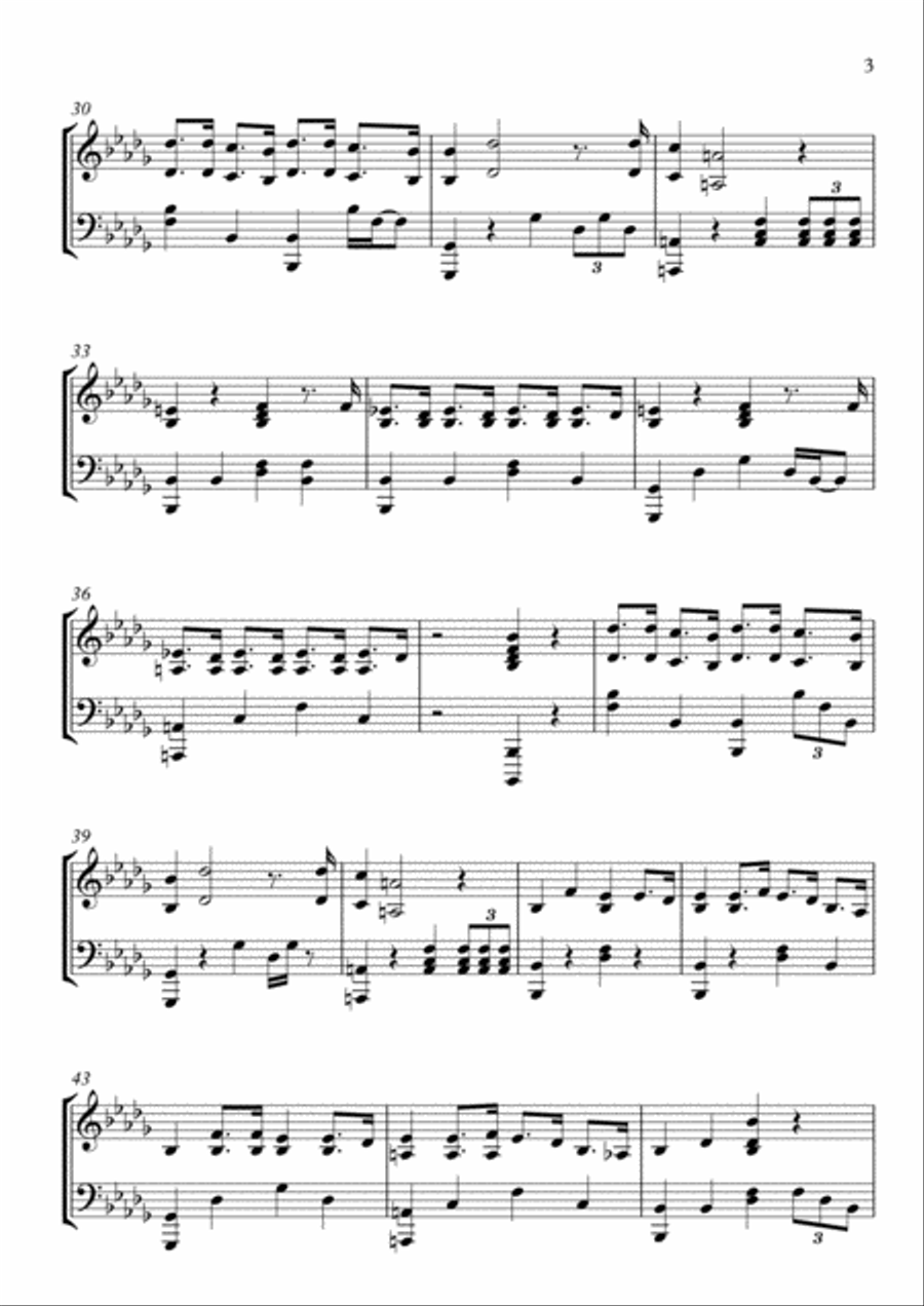 Believer Believer Piano Solo scores gallery preview page 3
