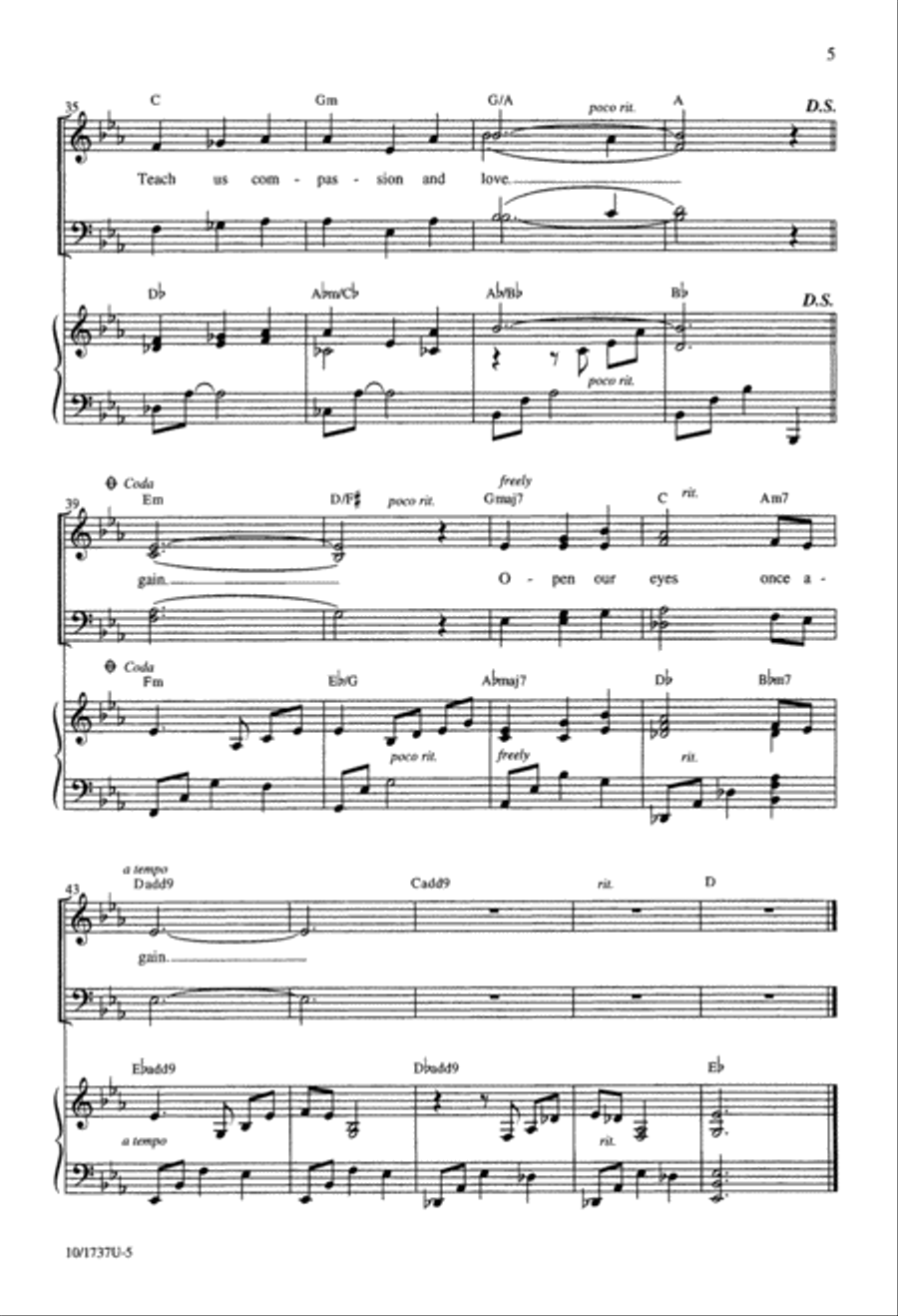 Open Our Eyes Open Our Eyes 4-Part scores gallery preview page 5