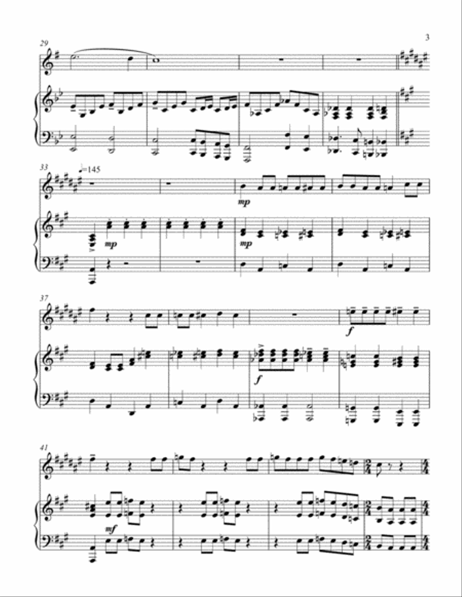 Bohemian Rhapsody Alto Saxophone scores gallery preview page 4