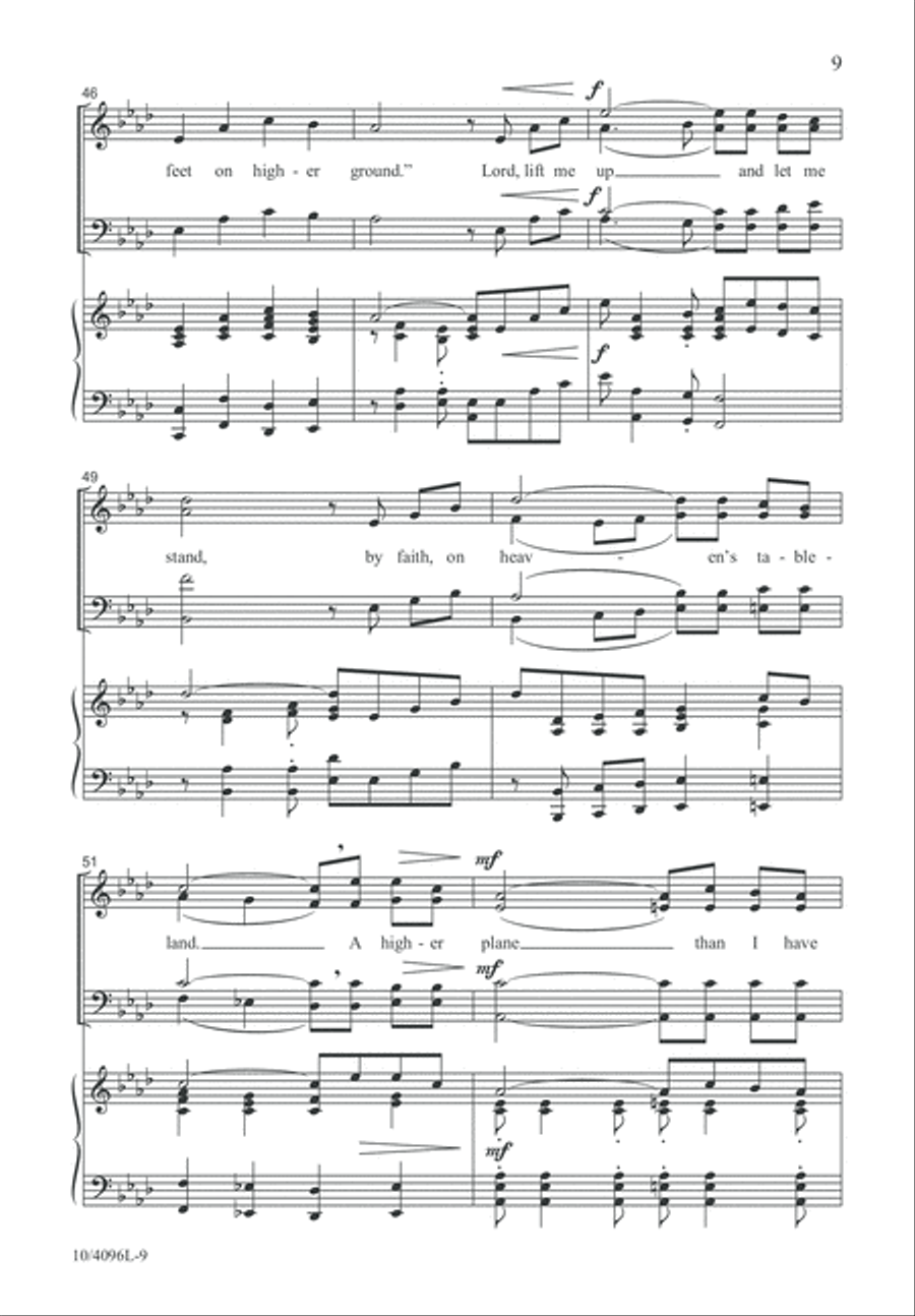 On to Higher Ground 4-Part scores gallery preview page 9
