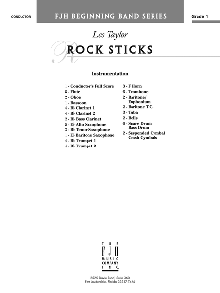 Rock Sticks: Score
