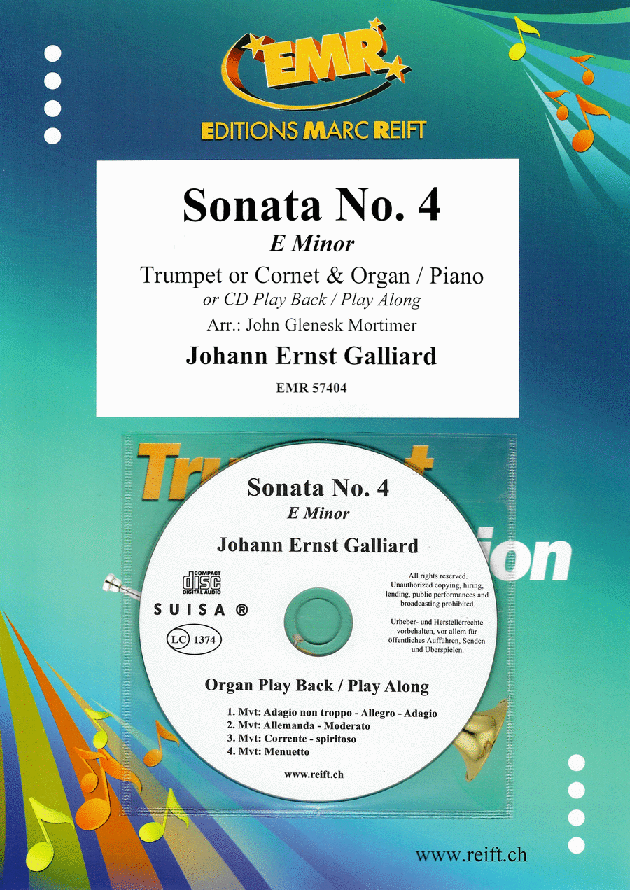 Sonata No. 4 Cornet scores gallery preview page 1